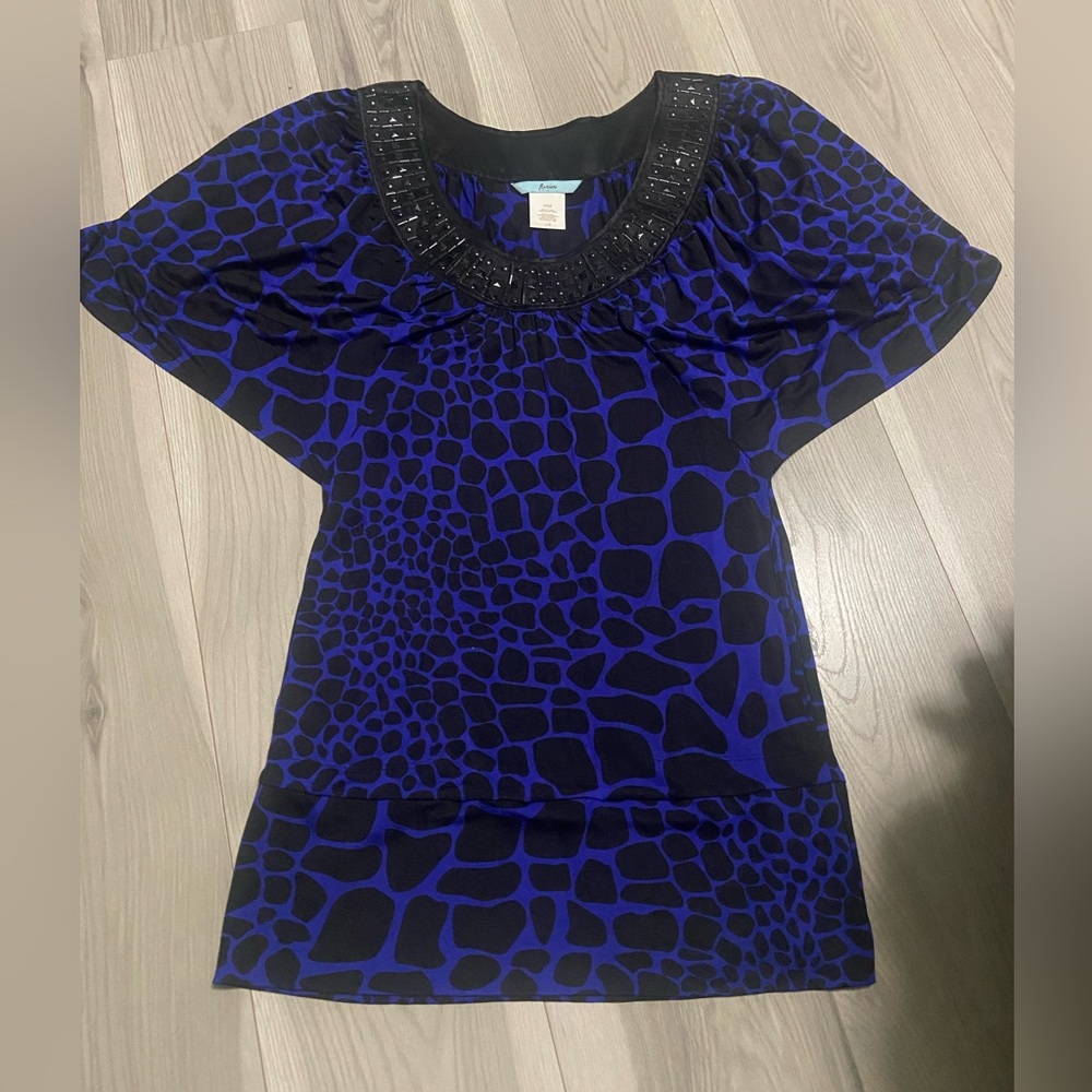 Marciano 100% Silk Blouse Size Large
